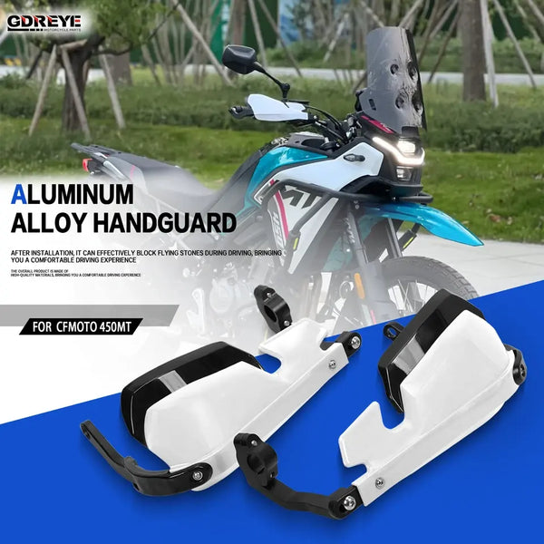 MACHINA Aluminium Handguards with Wind Deflectors for CFMoto 450MT (2024+)