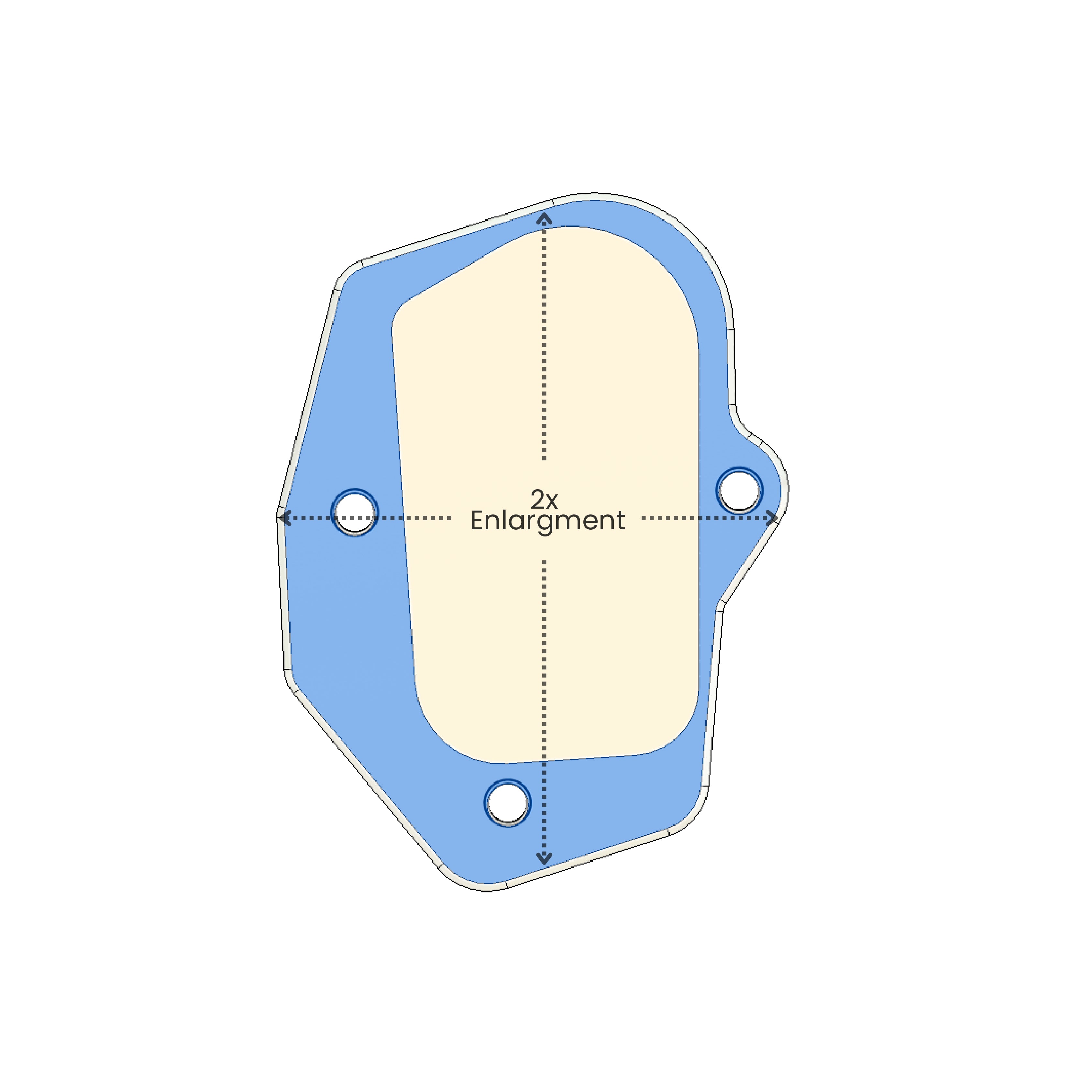 Machina Side stand extender for F 900 XR