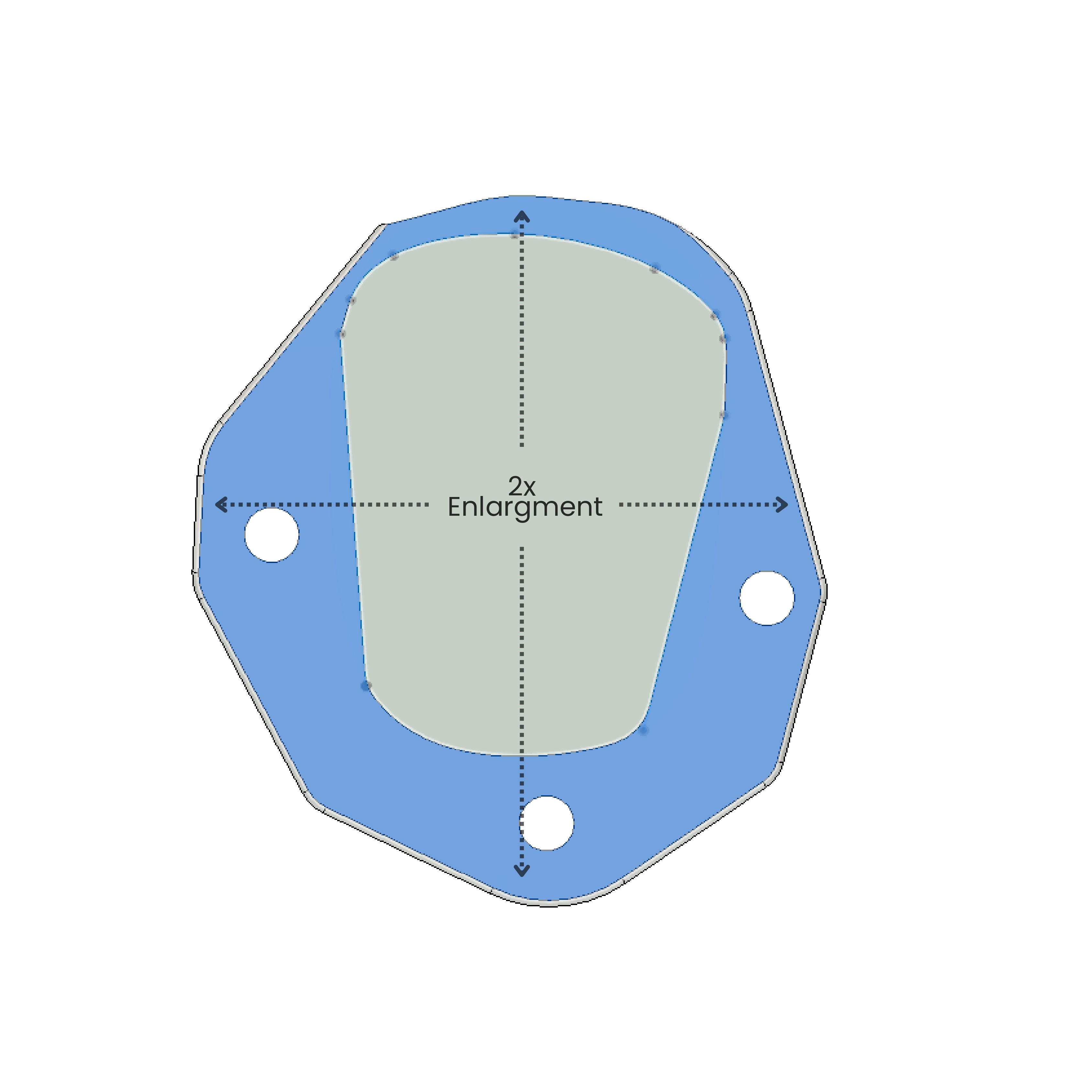 Machina Side stand extender for Triumph Tiger 660 sports