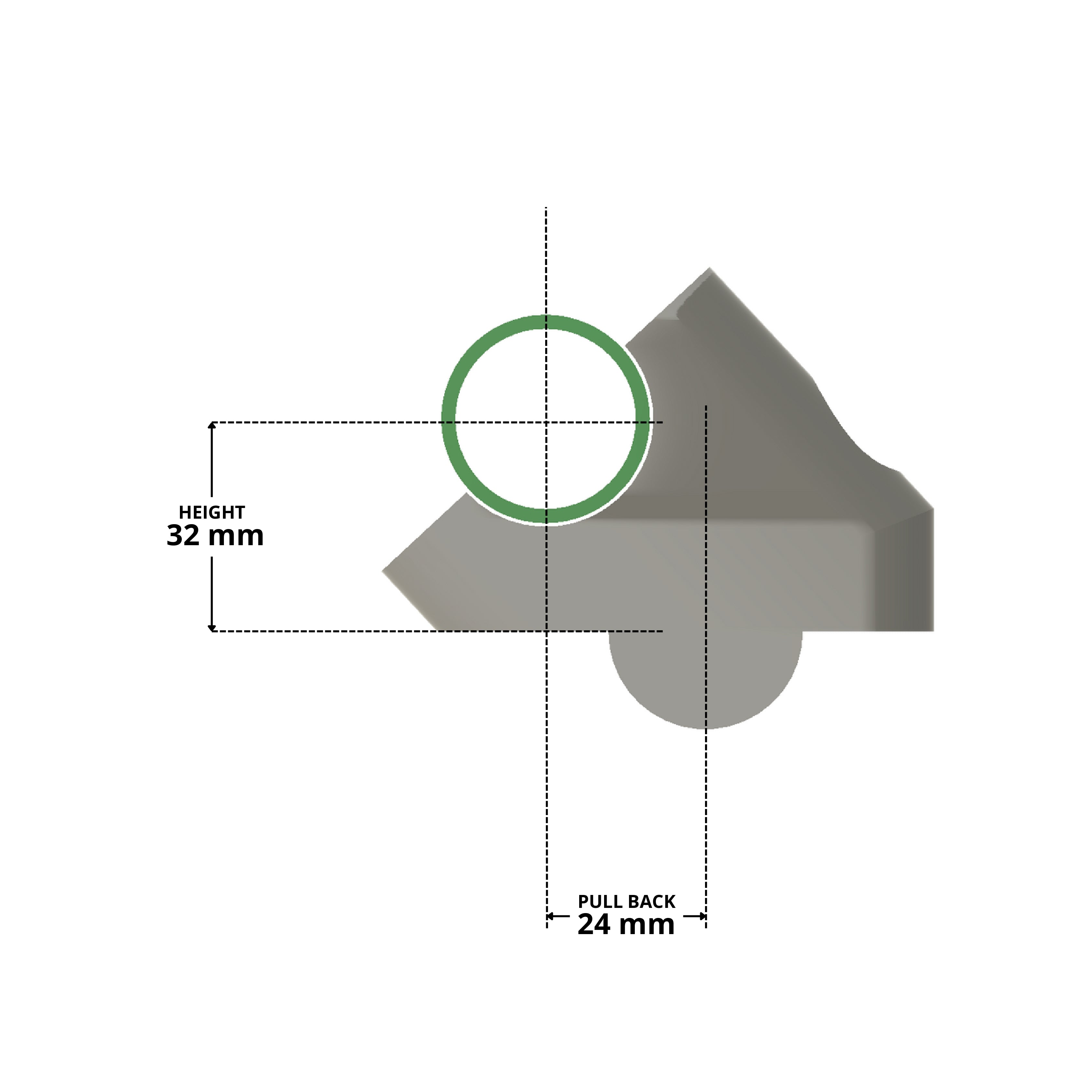 Machina Pull back handle bar risers for BMW R 1250 GSA
