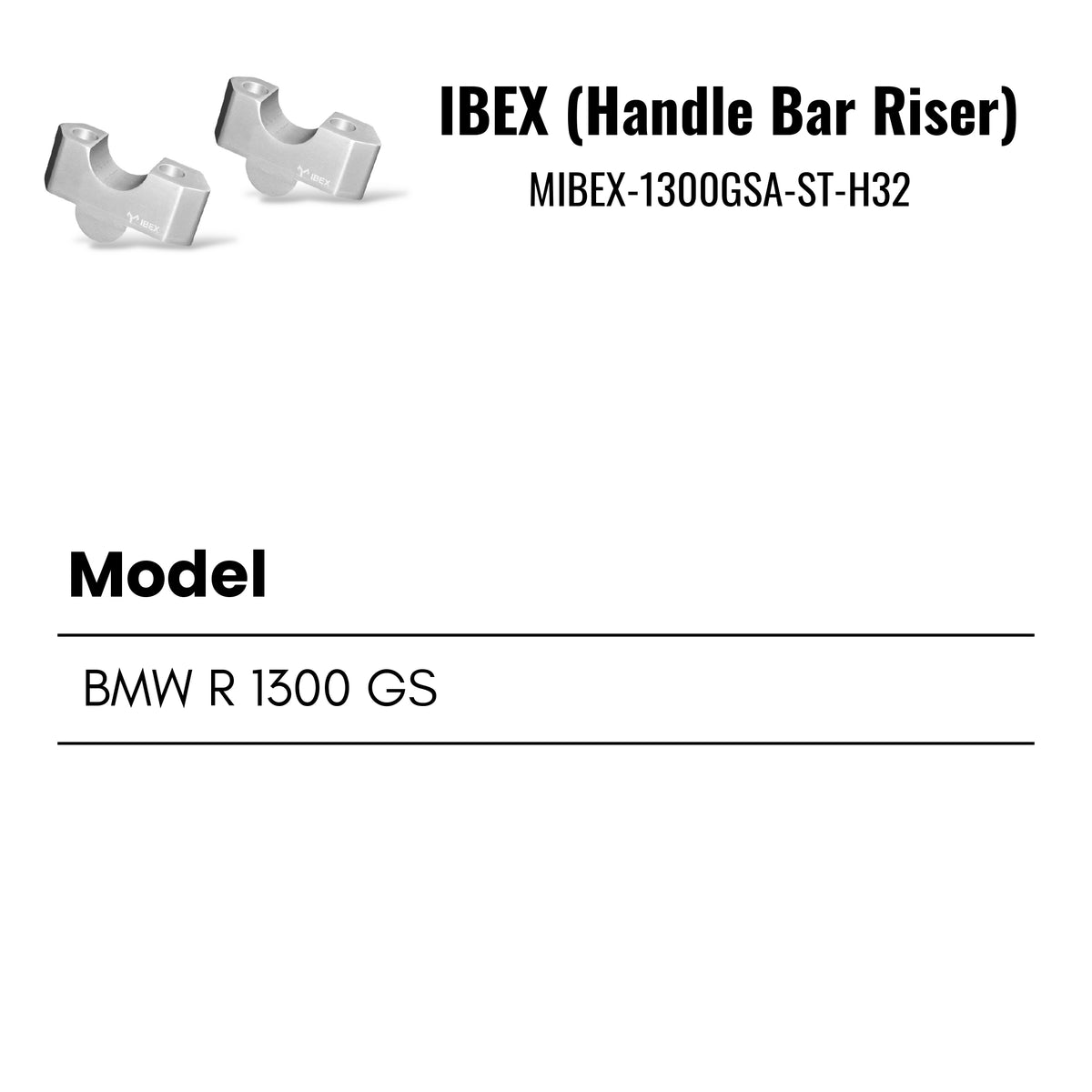 Fit Guide for Machina Handle bar risers for BMW R 1300 GS/ GS Adventure