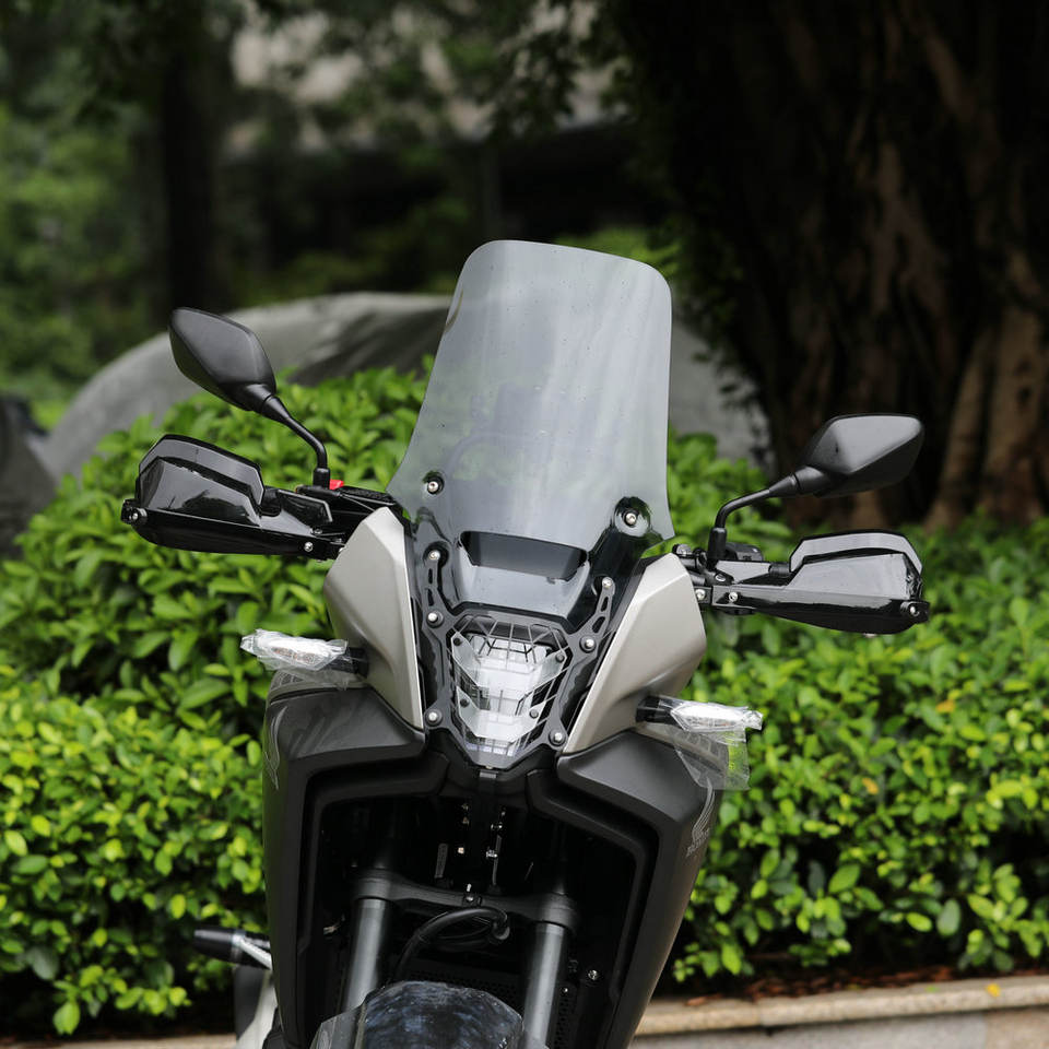 MACHINA Aluminium Alloy Handlebar Handguards with Windshield for Honda CB500X / NX400 / NX500 (2019–2025)