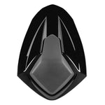 Solo rear seat cowl – Black gloss finish, white background