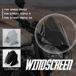 Windshield fitment guide – Speed Triple and Street Triple, 2 colour options