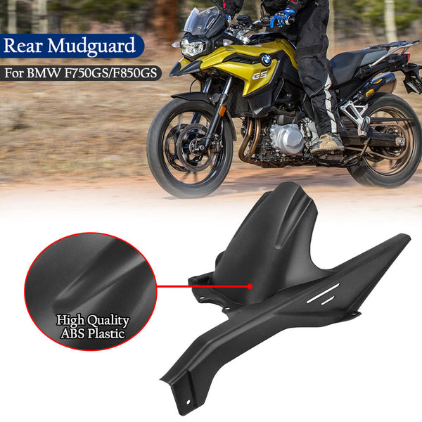 Rear tyre hugger mudguard fitted on BMW F750GS / F850GS 2018-2020
