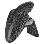 Front mudguard fender forged carbon finish – angle view 1