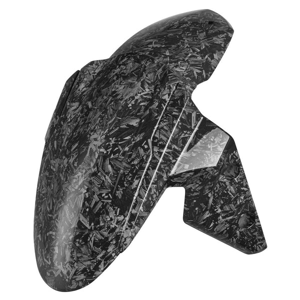 Front mudguard fender forged carbon finish – angle view 1