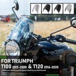 MACHINA Touring Windshield Wind Deflector for Triumph Bonneville T100 / T120 (2016+)
