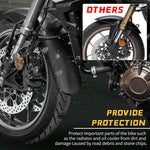 MACHINA Front Mudguard Extension Honda CB650R CBR650R Matte Black