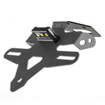 License plate frame side angle view
