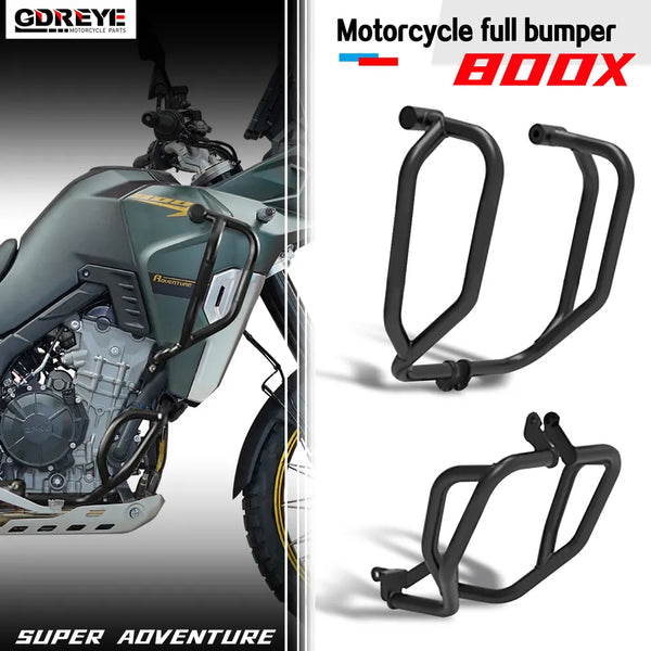 MACHINA Upper & Lower Crash Bars Engine Guard for Kove 800X (2023–2025)