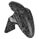 Front mudguard fender forged carbon finish – angle view 2