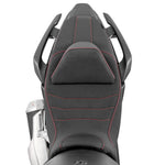 MACHINA Leather Dual Seat Honda NX400 NX500 side view