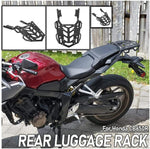Rear Luggage Rack installed on Honda CB650R
