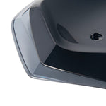 MACHINA 20mm Taller Windshield for Kawasaki Z900 2025+ – top corner detail, Smoke and Light Smoke tints