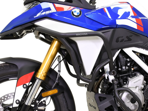 MACHINA Upper Crash Bars for BMW F 450 GS – Black