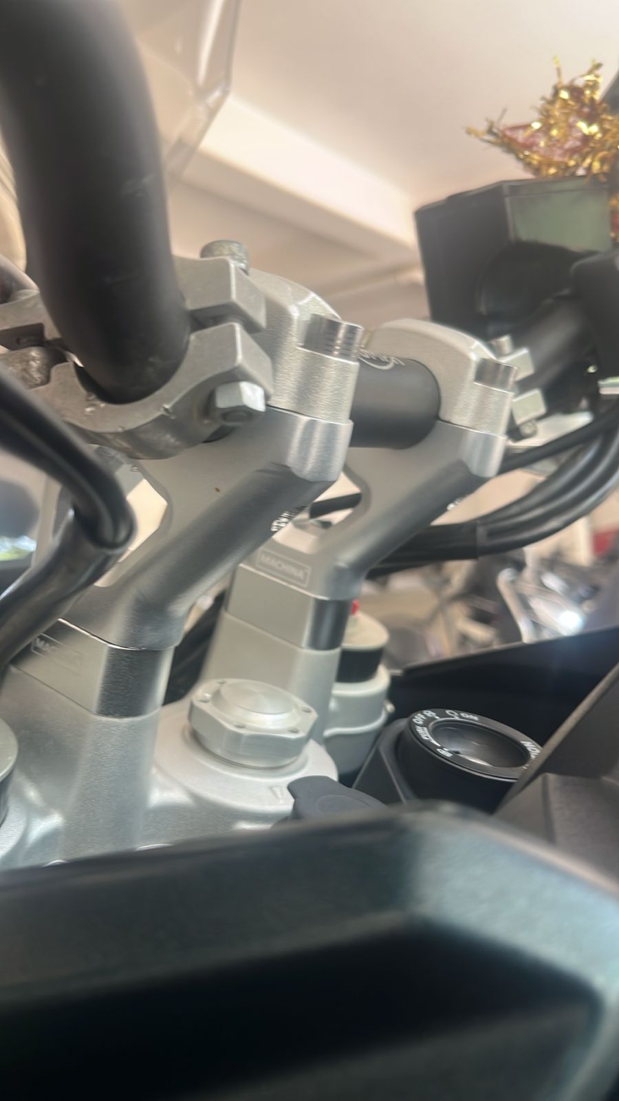 aluminium Machina brands pullback Handlebar risers fit on triumph tiger 900