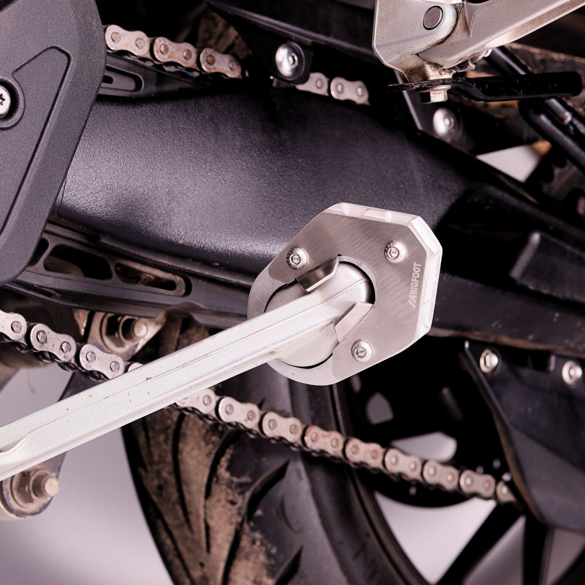 Machina Side stand extender for Triumph Tiger 900GT