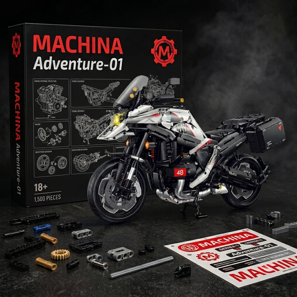 MACHINA Adventure-01 BMW R1300GS Building Block Model Kit