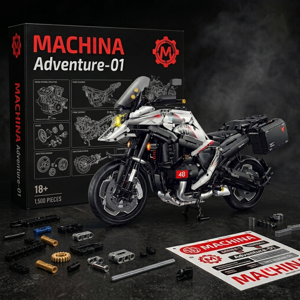 MACHINA Adventure-01 BMW R1300GS Building Block Model Kit