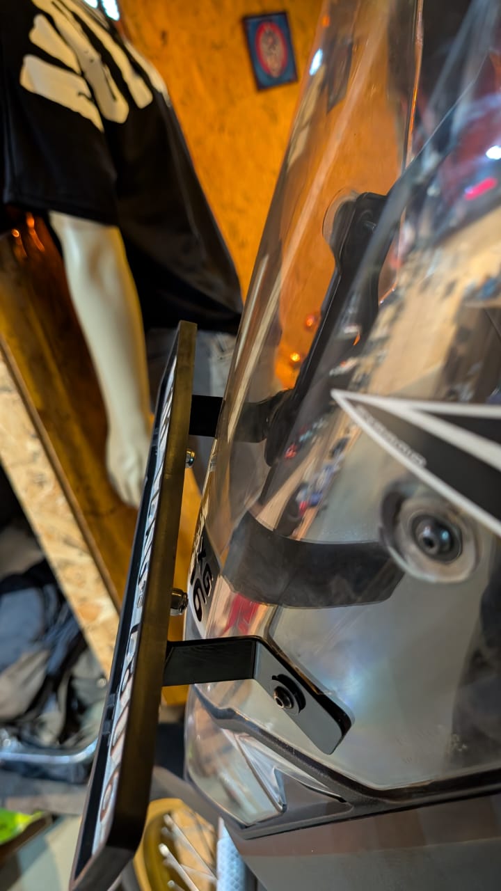 Machina Number plate mount for Honda Transalp XL 750