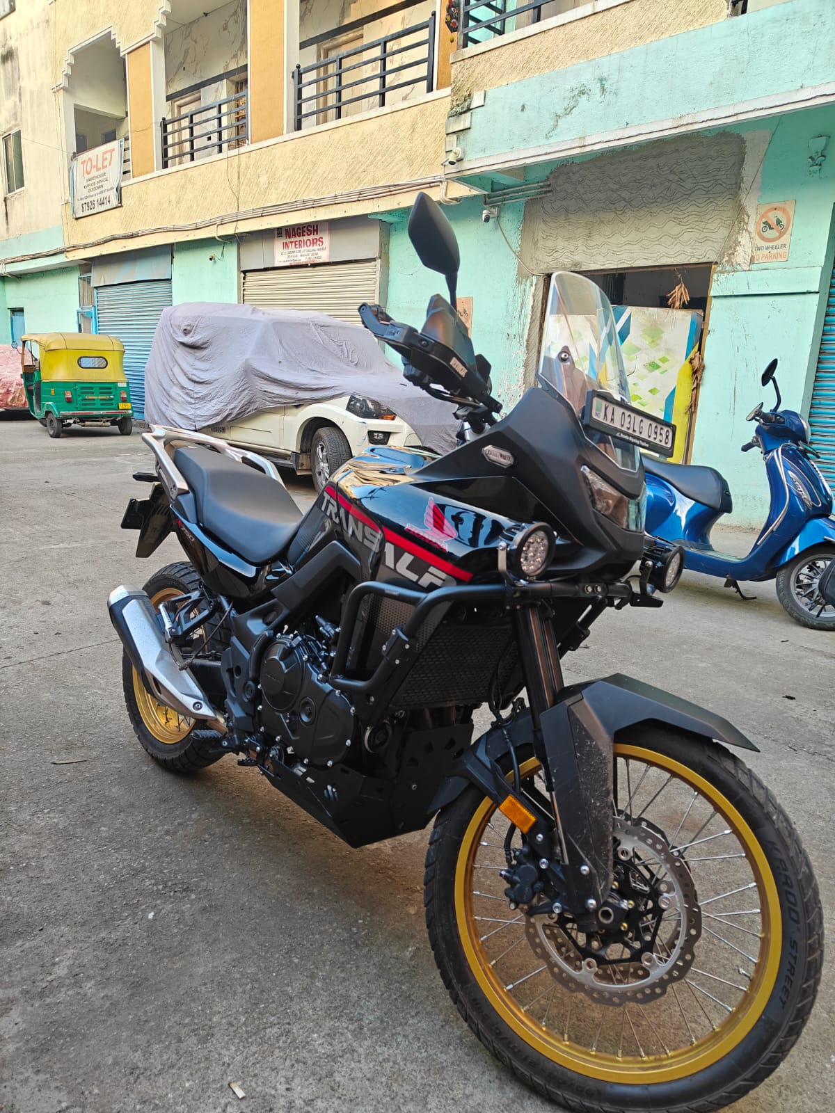 Machina Tank guard for Honda Transalp XL 750