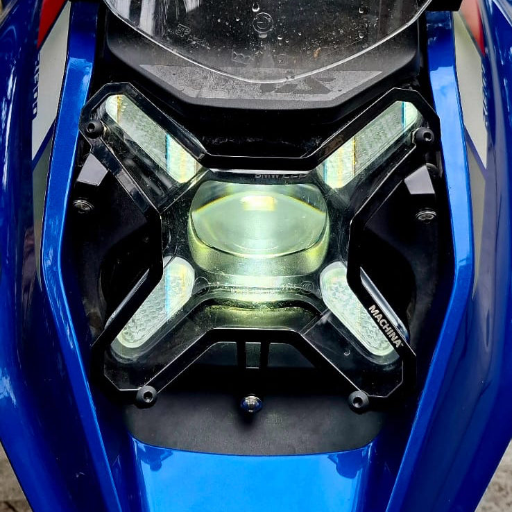 Machina Headlight cover with frame for BMW R 1300 GS