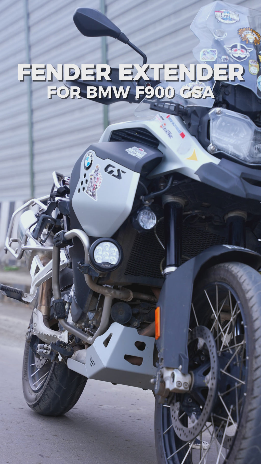 Machina Rear fender extender for BMW F 850/900 GSA